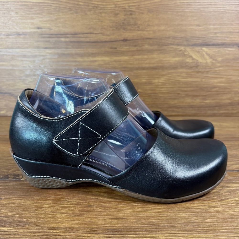 L’Artiste Sprint Step ‘Gloss’ Mary Jane Wedge Shoe Black Women’s Size 9 (40) - Picture 12 of 12